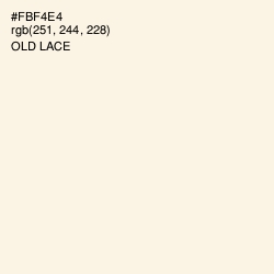 #FBF4E4 - Old Lace Color Image